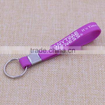 Custom Purple Debossed Fashion Bracelet/silicone Bracelets With Logo photo-5