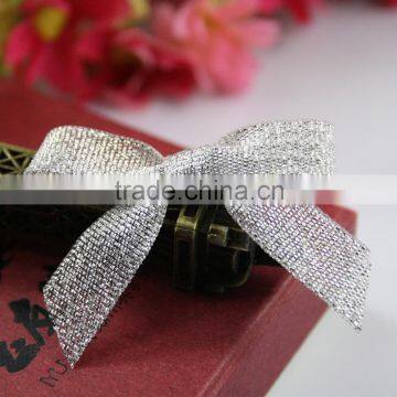 Wholesale cheap glitter decorative ribbon bow