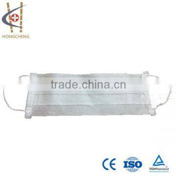 Disposable White Sanitary Surgical Paper Face Mask