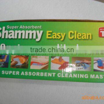 Shammy cloth towel (80%viscose, 20%polyester)