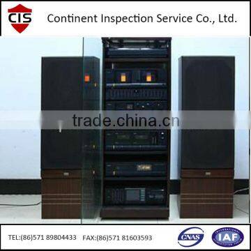 Home Appliance QC / Combination audio / Spearker/Music center Quality Inspection / Preshipment inspection service