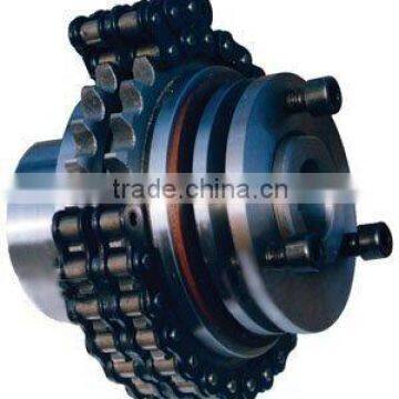 safety of friction coupling with chain/safety coupling/torque limited coupling