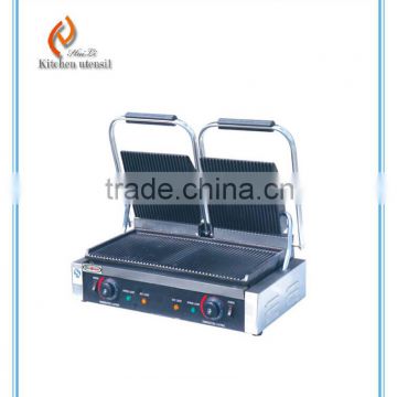 Chinese manufacture good quality cheap price Double plates electric pork press grill griddle