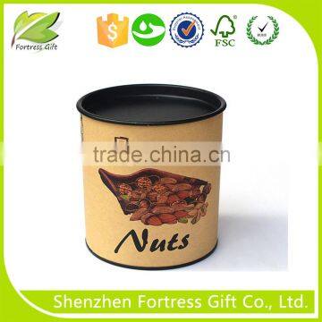 eco friendly kraft paper tube for nut