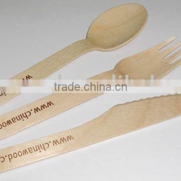 wooden disposable cutlery