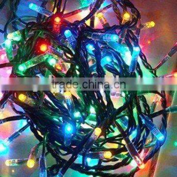 x' mas flashing color led string light