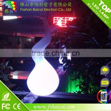 led wireless floor light/waterdrop shape cordless led floor lamp