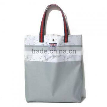 Ladies oxford tote shopping bag