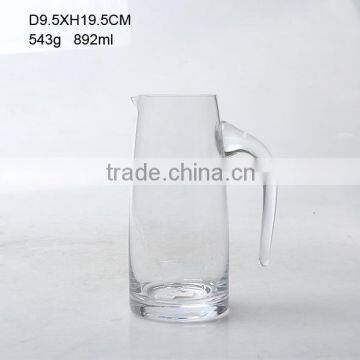 WHOLE SALE Cheap Transparent Glass Wine Decanter With Handle for Centerpiece and Supermarket photo-5