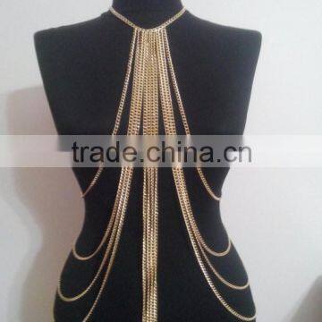Yiwu jewelry factory supplier Chain Body Jewelry For Bikini Beach Summer Swim Suits Accessories Belly Chain For Lady