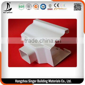 Factory Sale PVC Downspout for shingle roof gutter system