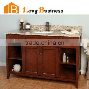 LB-LX2020 American Black Solid Wood Bathroom Vanity for Wholesale