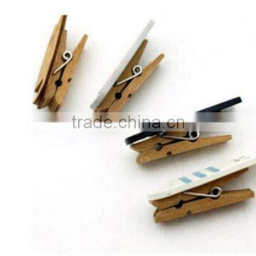 Contracted High-quality Cartoon Solid Timber Wood Cat Multi-function Receive Clip Seal Clothes Pin PN6366 photo-5