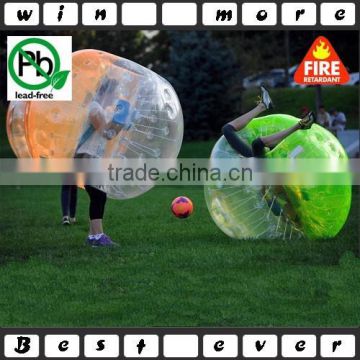 2015 human inflatable bumper bubble ball/soccer bumper ball