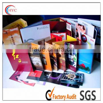 elegant color paper printing brochures