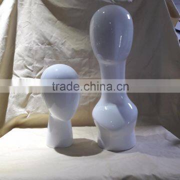 Display Head Long display head fiberglass head foam head mannequin head