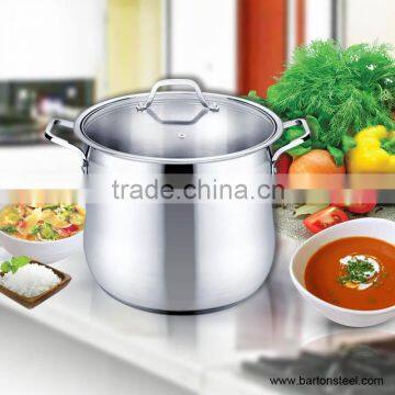 2pcs set of Stainless Steel Cookware Stock Pot