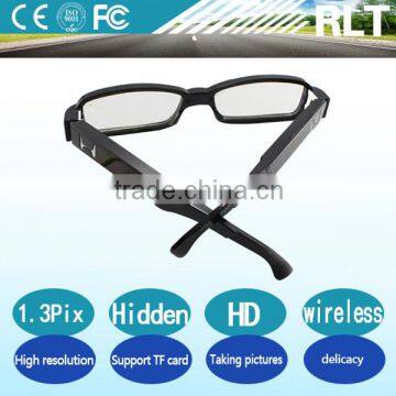 YSJ-W-SM11 HD 1.3mp sexy hidden glasses camera with tf card take photo /cmos camera /wireless camera