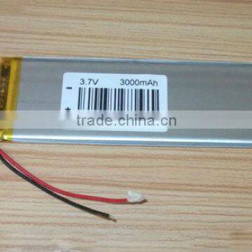 China manufacturer 3.7V 3000mAh lipo battery for PDA electronic book