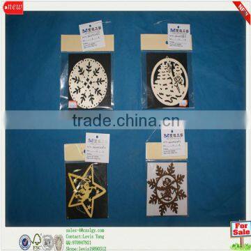 2014 Hot Sell Cheap Antique Laser Wooden Christmas Gifts