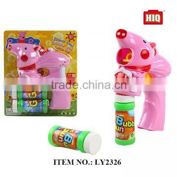 2016 high quality kids outdoor plastic bo soap gun bubble toys