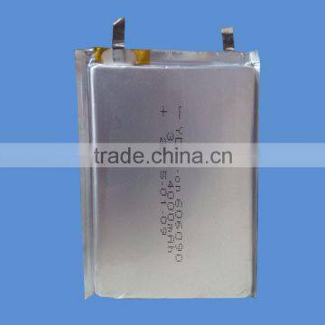 rechargeable high quality power small 3.7V 4000mAh li-ion lithium polymer battery