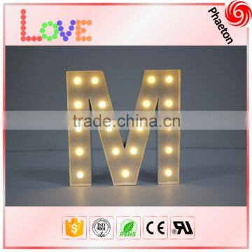 Led illuminated marquee letters handmade