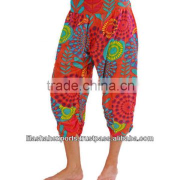 2842 Cotton Printed Short Trousers beachwear short pant Indu Hindu Ropa Wholesale sarouel Vetement Supplier India Pantalon pants