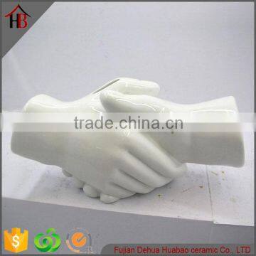 China popular ceramic white tall Hand Ring Holder