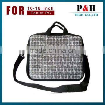 Dye Sublimation Printing Custom Neoprene Laptop Bag with Handle