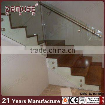 tempered glass baluster for outdoor railings