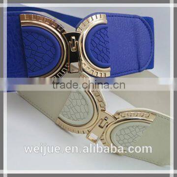 Lady's new style elastic zipper belt for dress