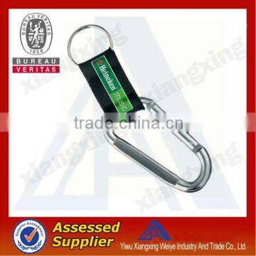 Green multifunction Woven bottle holder lanyard with carabiner hook