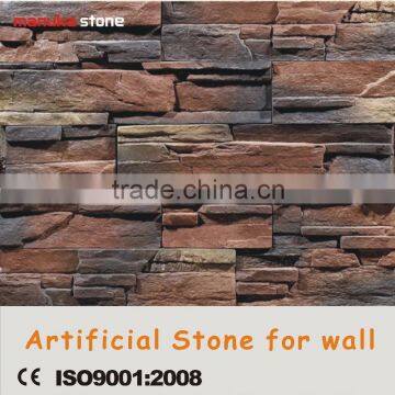 Artificial faux decorative facing brick wall tiles for exterior and interior