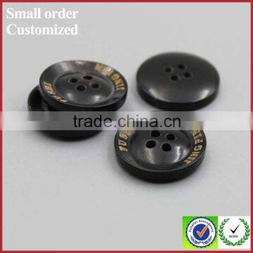 Custom 4 Holes Blanks Buffalo Bone Horn Button for Shirts