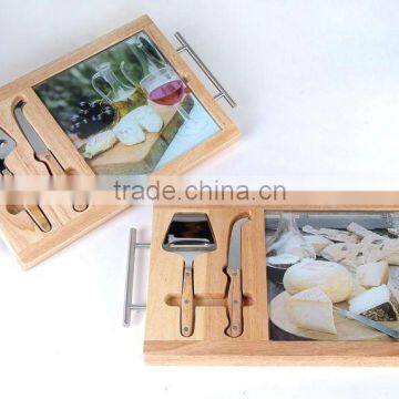 SLX-CB-004 Wooden cheese knife set