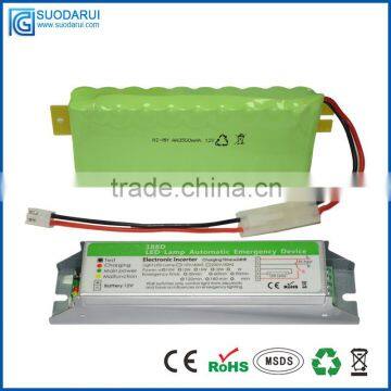 3500MAh 12V NI-MH Green LED Emergency Battery Pack / LED emergency power supply