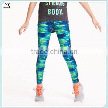 2016 Custom Go-Dry Printed Leggings For Girls Colorful Printing Leggings