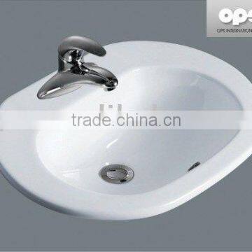 Oval Drop-In Wash Basin / Sink (L-12004)