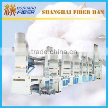 Polyester yarn waste recycling machine, nonwoven machine