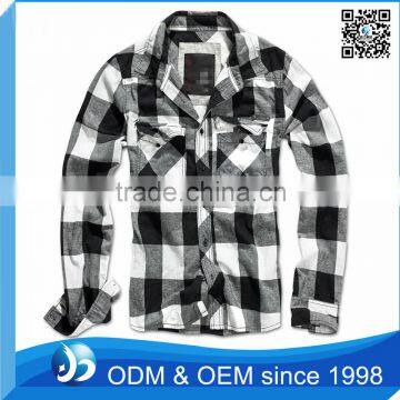 Mens Wholesale Plaid Flannel Shirt Manufacturer