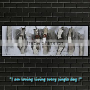 abstract wall hanging paintings dancing building