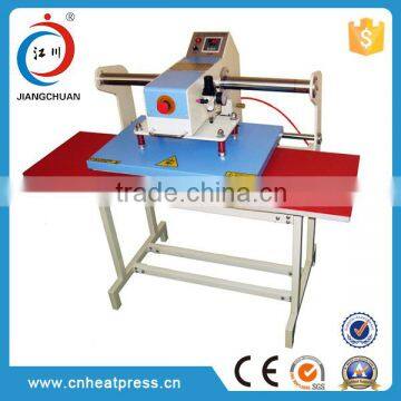 60*40cm pneumatic stamping t shirts heat press transfer machine for fabric printing