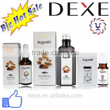 2016 Dexe pure oil hair polisher smoother factory price argan oil hair mask