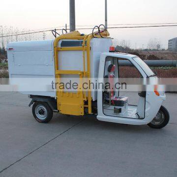 2016 New Condition Electrical Garbage Truck with Side Loading Garbage Bin