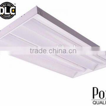 UL cUL DLC Listed 2 by 4 LED Volumetric Troffer Single Len 5 Years Warranty