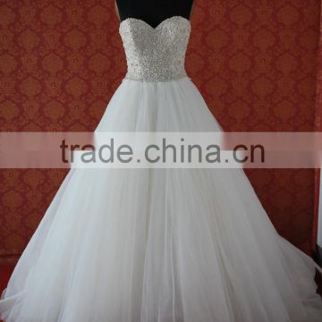 (MY000AU) MARRY YOU Ball Gown Sweetheart Bling Arabic Alibaba Wedding Dress