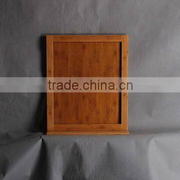 Decorative bathroom wall mirror frame bamboo furniture