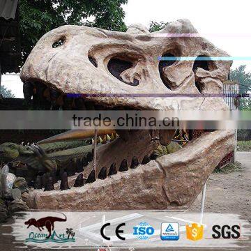 OA-DS-S287 Dinosaur Head Fiberglass Statue Dinosaur