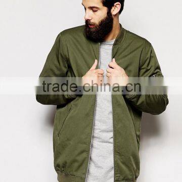 mens long bomber jacket